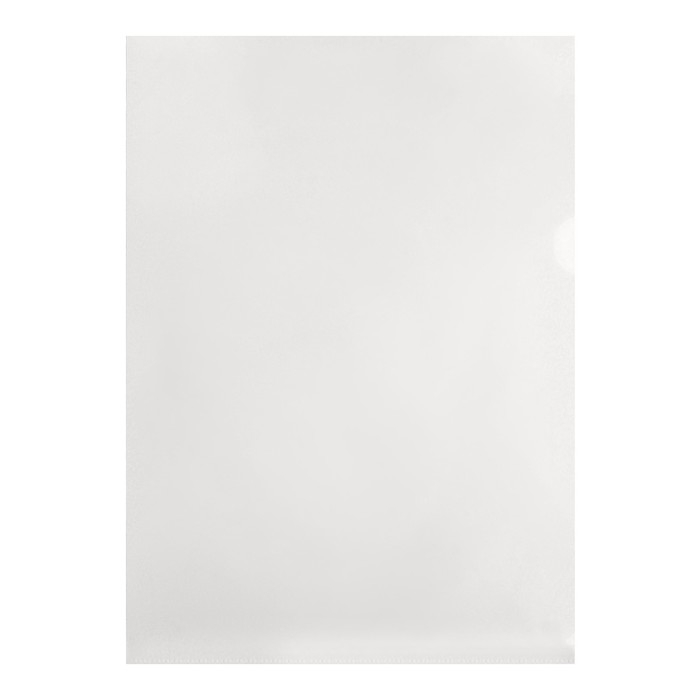 Набор папок-уголков А4, 150 мкм, Calligrata Стандарт, прозрачные, 5 штуки, микс