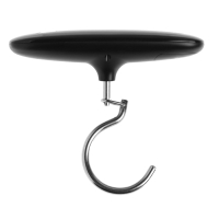 Весы-безмен Luazon LVU-09, электронный, до 50 кг, точность до 10 г, подсветка, крюк, чёрный