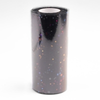 Фатин с разноцветными блёстками, 15 см, 11 ± 1 г/кв.м, 23 ± 1 м, цвет чёрный №40 Фатин с разноцветными блёстками, 15 см, 11 ± 1 г/кв.м, 23 ± 1 м, цвет чёрный №40