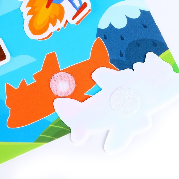 Развивающая игра на липучках &laquo;&lrm;Изучаем транспорт&raquo;&lrm;