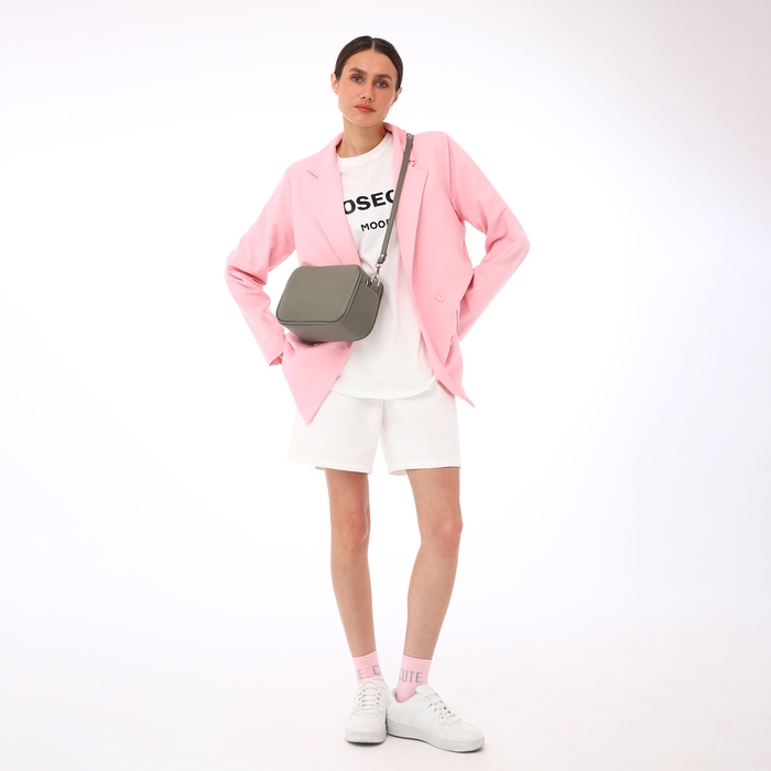 Сумка женская через плечо TEXTURA, маленький размер, цвет хаки