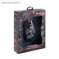 Мышь Defender Prototype GM-670L, игровая, проводная, 6 кнопок, подсветка, 3200 dpi, USB, чер Мышь Defender Prototype GM-670L, игровая, проводная, 6 кнопок, подсветка, 3200 dpi, USB, чер