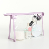 Набор косметичек 3 в 1 на молнии, цвет сиреневый Набор косметичек 3 в 1 на молнии, цвет сиреневый