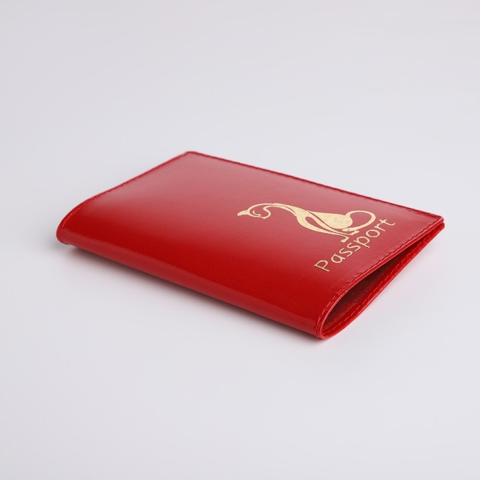 Обложка для паспорта, цвет красный Обложка для паспорта, цвет красный