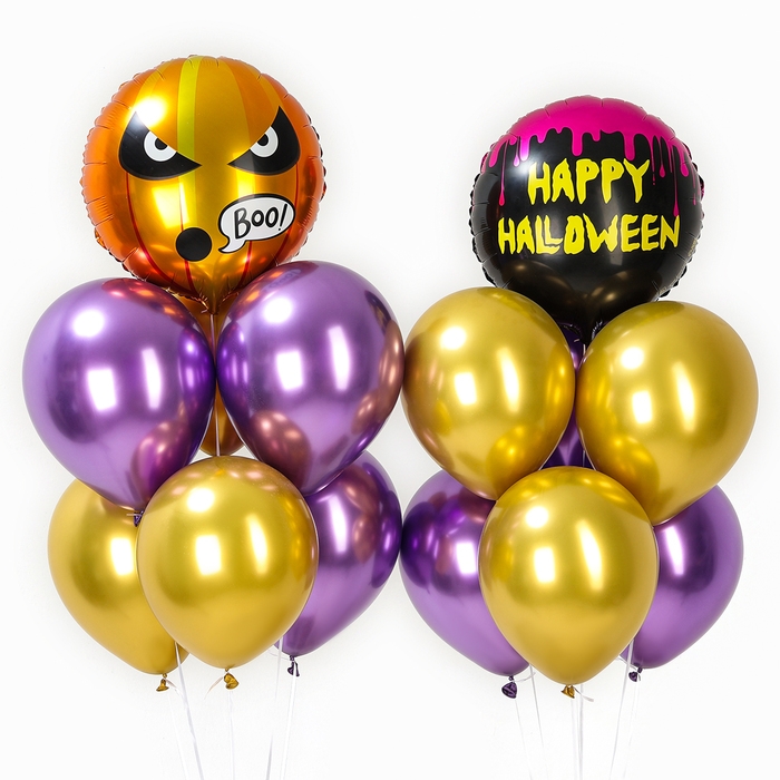 Набор воздушных шаров &laquo;Хэллоуин&raquo;: 14 шаров, очки