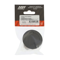 Пробка для ванны Masterprof ИС.110629, d=45 мм, ПВХ, с хромир. цепочкой, черная