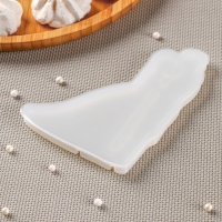 Силиконовый молд для леденцов и шоколада &laquo;Свадьба&raquo;, 12,5&times;9 см, цвет прозрачный