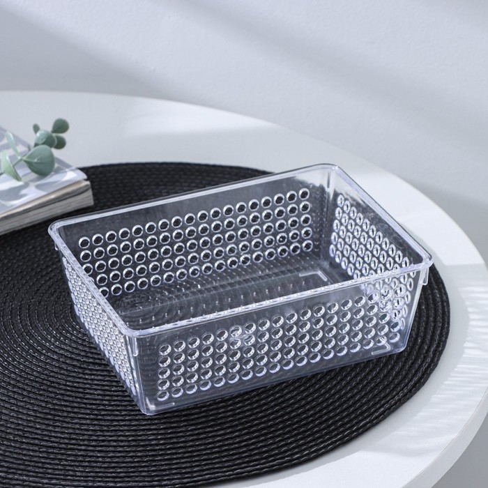 Корзина для мелочей, пластик, 18&times;13&times;6 см,