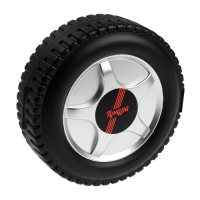 Набор инструментов ТУНДРА, подарочный пластиковый кейс "Колесо", 24 предмета