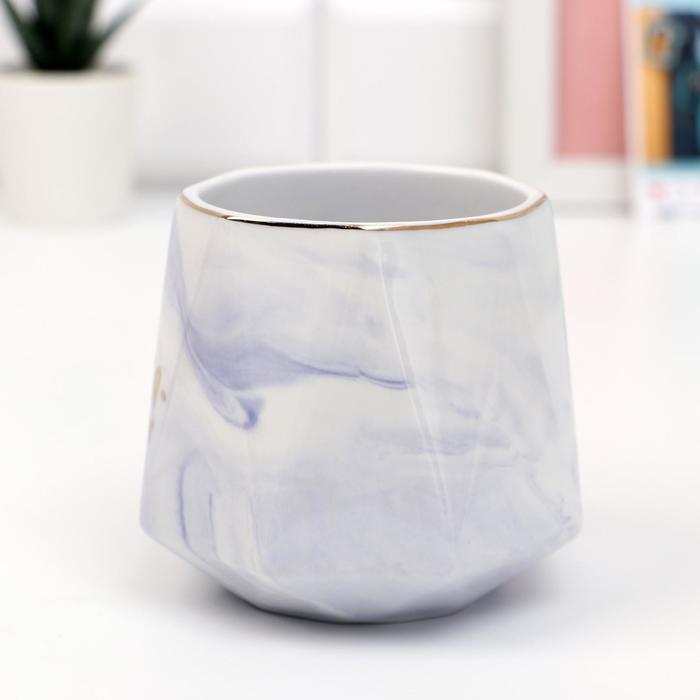 Кружка керамическая &laquo;Королева&raquo;, 350 мл, цвет серый