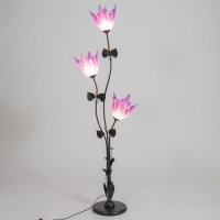 Торшер "Ариадна" 3хЕ27 15Вт чёрно-фиолетовый h.155 см