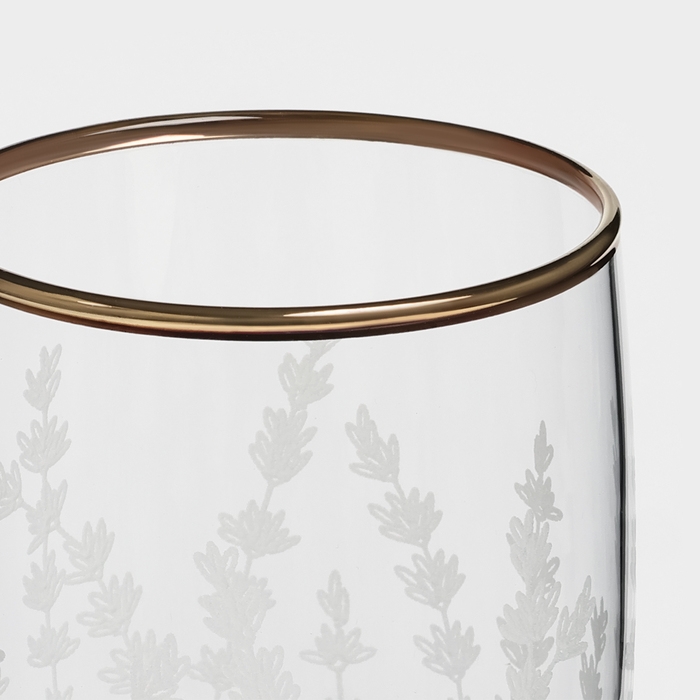 Набор стеклянных бокалов &laquo;Лаванда&raquo;, 170 мл, 6 шт