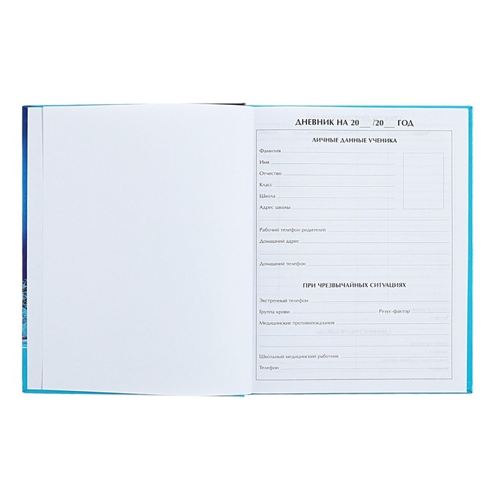 Дневник универсальный для 1-11 классов Дневник универсальный для 1-11 классов "Северное сияние", твёрдая обложка, голография, 40 листов