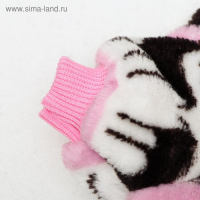 Комбинезон "Олени" с капюшоном, размер XXL (ДС 45 см, ОГ 55 см, ОШ 45 см), розовый