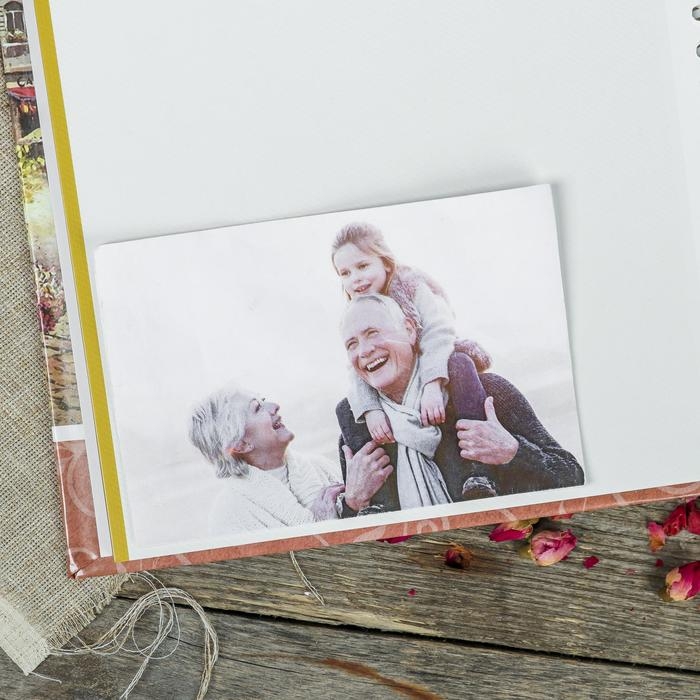 Фотоальбом магнитный 30 листов "Старый город" 23x28см МИКС