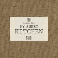 Мешочек текстильный Этель ECO, цв. оливковый, 27х34 см, 70% хл, 30% лён, 190 г/м2