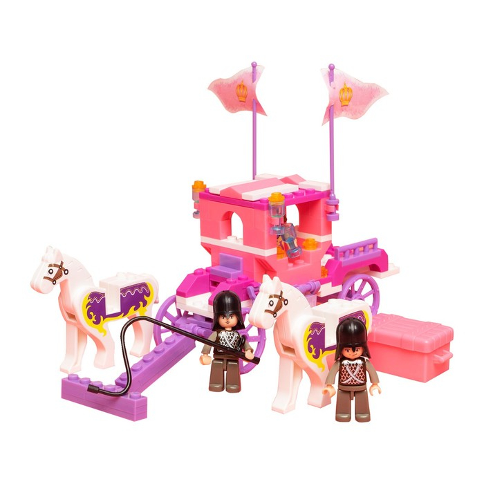 Конструктор &laquo;Розовая мечта: королевская карета&raquo;, 137 деталей