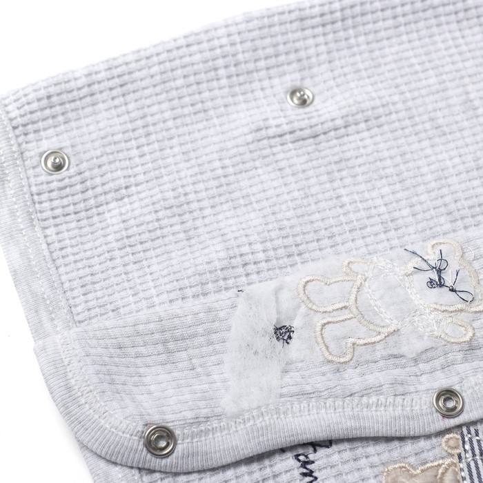 Комплект детский, цвет серый, рост 62 см