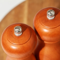 Набор для специй Доляна &laquo;Дуэт&raquo;, 16,5 см, 2 мельницы, акация