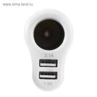 Разветвитель прикуривателя TORSO, USB 1 А / 2.1 А, 60 Вт, 12/24 В, микс