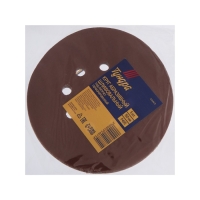 Круг абразивный шлифовальный под "липучку" ТУНДРА, перфорированный, 150 мм, Р400, 5 шт.