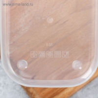 Ланч-бокс прямоугольный "Котики", 500 мл