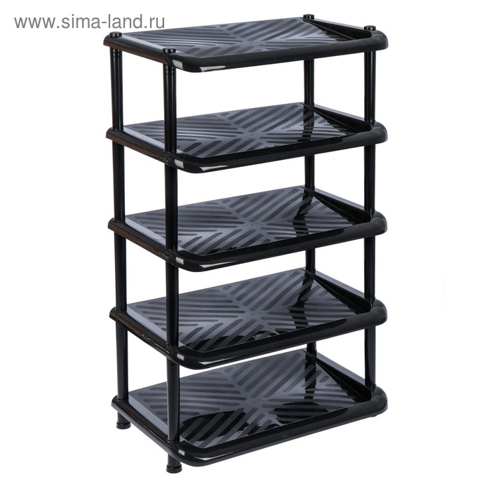 Этажерка для обуви 5-ти ярусная, 49.5&times;31&times;88 см, цвет МИКС