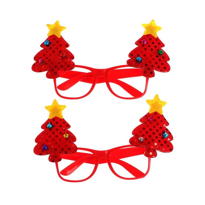 Карнавальные очки &laquo;Ёлочка&raquo;