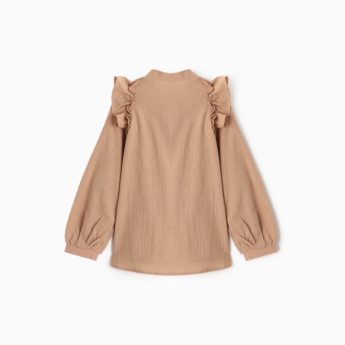 Блузка для девочки MINAKU, цвет бежевый, рост 146 см
