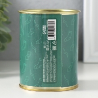 Носки в банке "Я все могу" (внутри носки мужские, цвет чёрный)