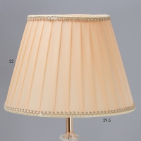 Настольная лампа "Жаклин" Е27 40Вт золото 30х30х49 см RISALUX