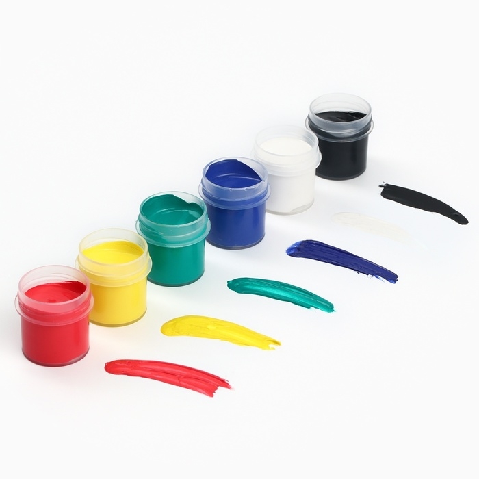 Гуашь 6 цветов по 10 мл, &laquo;Львёнок и Черепаха&raquo;, Союзмультфильм