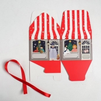 Коробка подарочная новогодняя складная «Волшебного нового года», 12 х 12 х 12 см, Новый год Коробка подарочная новогодняя складная «Волшебного нового года», 12 х 12 х 12 см, Новый год