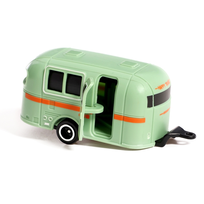 Машина металлическая «Автотур», с прицепом, цвет МИКС Машина металлическая «Автотур», с прицепом, цвет МИКС