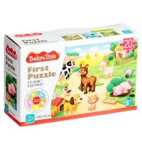 Пазл «Кто живет в деревне?», 20 элементов Пазл «Кто живет в деревне?», 20 элементов