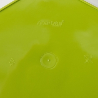 Кашпо для цветов со вставкой «Палермо», 3,6 л, цвет оливковый Кашпо для цветов со вставкой «Палермо», 3,6 л, цвет оливковый