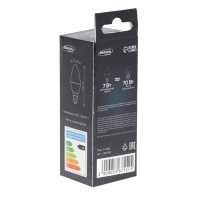 Лампа cветодиодная Luazon Lighting, C37, 7 Вт, E14, 630 Лм, 4000 К, дневной свет Лампа cветодиодная Luazon Lighting, C37, 7 Вт, E14, 630 Лм, 4000 К, дневной свет