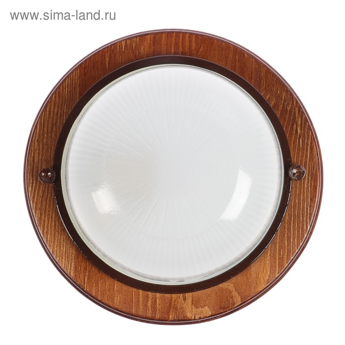 Светильник НБО 03-60-021 УХЛ3, 60 Вт, Е27, 220 В, IP54, до +130&deg;, цвет орех