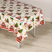 Скатерть новогодняя одноразовая «Снеговик», 180х137 см Скатерть новогодняя одноразовая «Снеговик», 180х137 см
