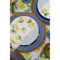 Тарелка керамическая обеденная Доляна &laquo;Лимон&raquo;, d=26 см