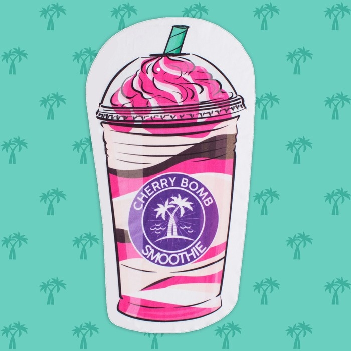 Полотенце пляжное &laquo;Фрапучино&raquo;, 80 &times; 150 см, 100 % п/э