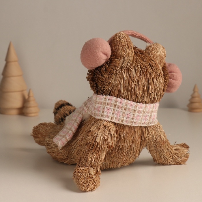 Декор Декор "Лежачий енот в наушниках" 17,5х21х18 см