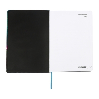 Ежедневник недатированный A5 136 листов, кожзам deVENTE. Nature, твердая обложка с поролоном, перфорация, ляссе, блок 70, зеленый Ежедневник недатированный A5 136 листов, кожзам deVENTE. Nature, твердая обложка с поролоном, перфорация, ляссе, блок 70, зеленый