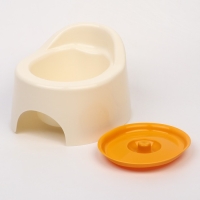 Горшок детский туалетный с крышкой Giraffix, цвет МИКС