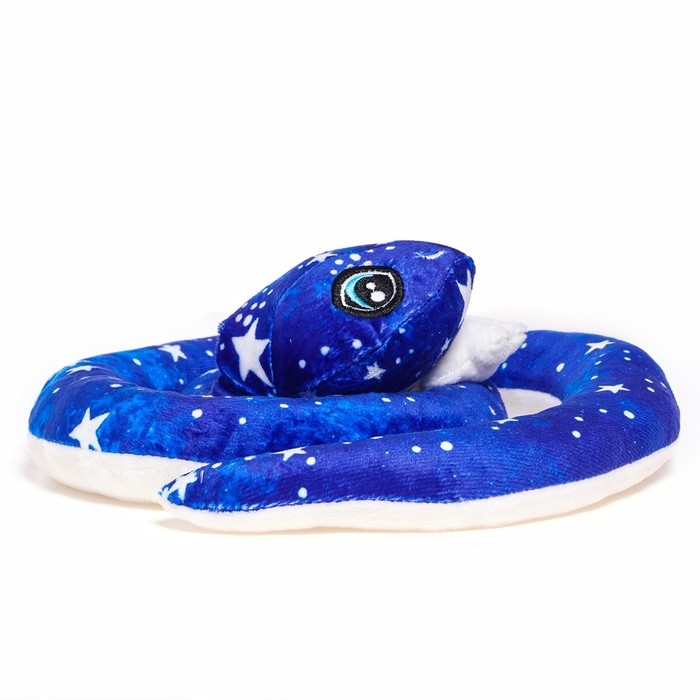 Мягкая игрушка &laquo;Змея&raquo;, 20 см, лунная, со звездой