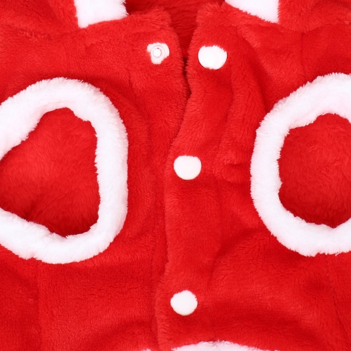 Новый год. Костюм "Новогодний с рожками", размер M (ДС 30, ОГ 40 см)