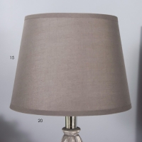 Светильник "Шанталь" 1хЕ14 40Вт серый 20х20х33 см