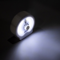 Фонарь-светильник "Мастер К", 220 лм, COB, 3 ААА, магнит, клейкая основа, 9 х 8.8 х 2.8 см