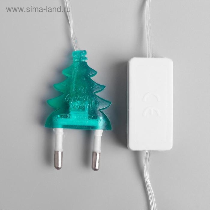 Гирлянда «Нить» 5 м с насадками «Розы большие», IP20, прозрачная нить, 20 LED, свечение мульти (RG/RB), мигание, 220 В Гирлянда «Нить» 5 м с насадками «Розы большие», IP20, прозрачная нить, 20 LED, свечение мульти (RG/RB), мигание, 220 В