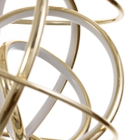 Светильник BayerLux "Ронда" LED 84Вт 6000К золото 28х28х100 см